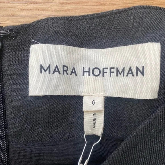 Mara Hoffman Midi Linen-Blend Namari Puff-Sleeve Dress - Picture 9 of 10